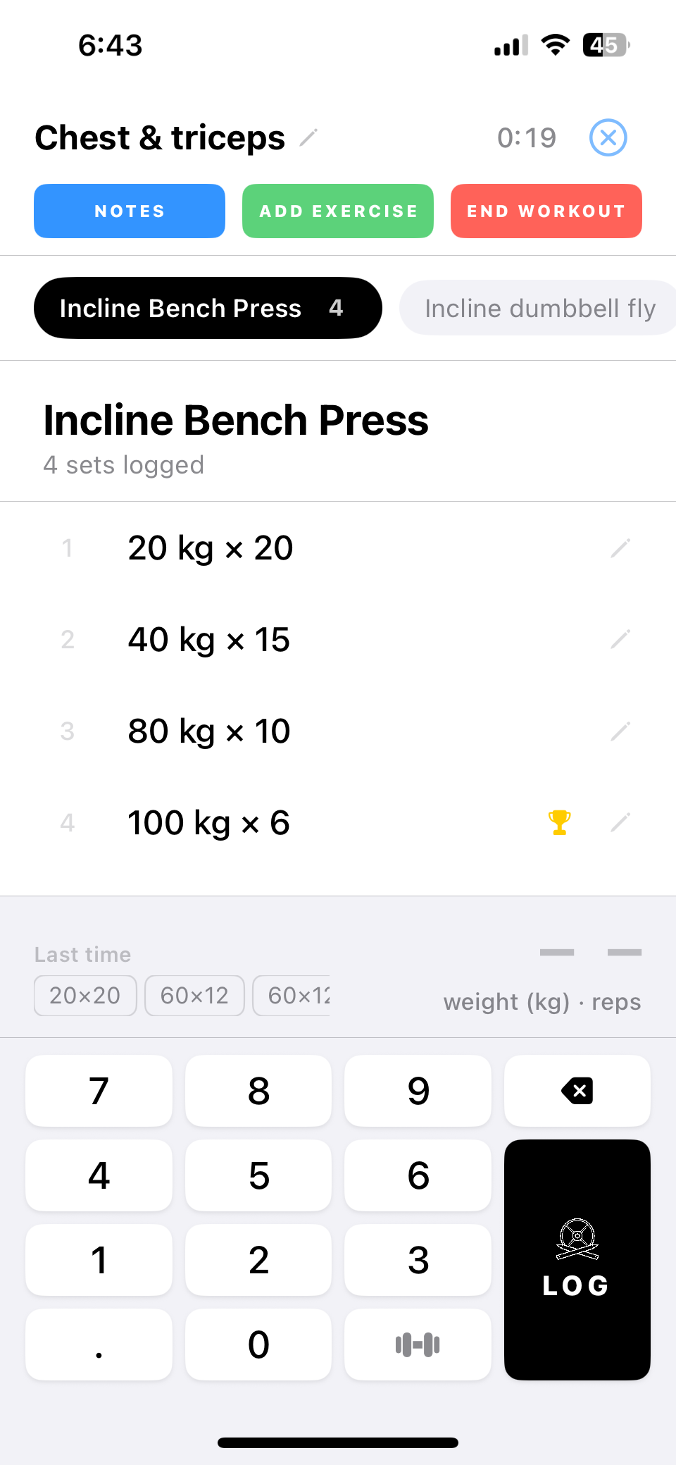 Active workout