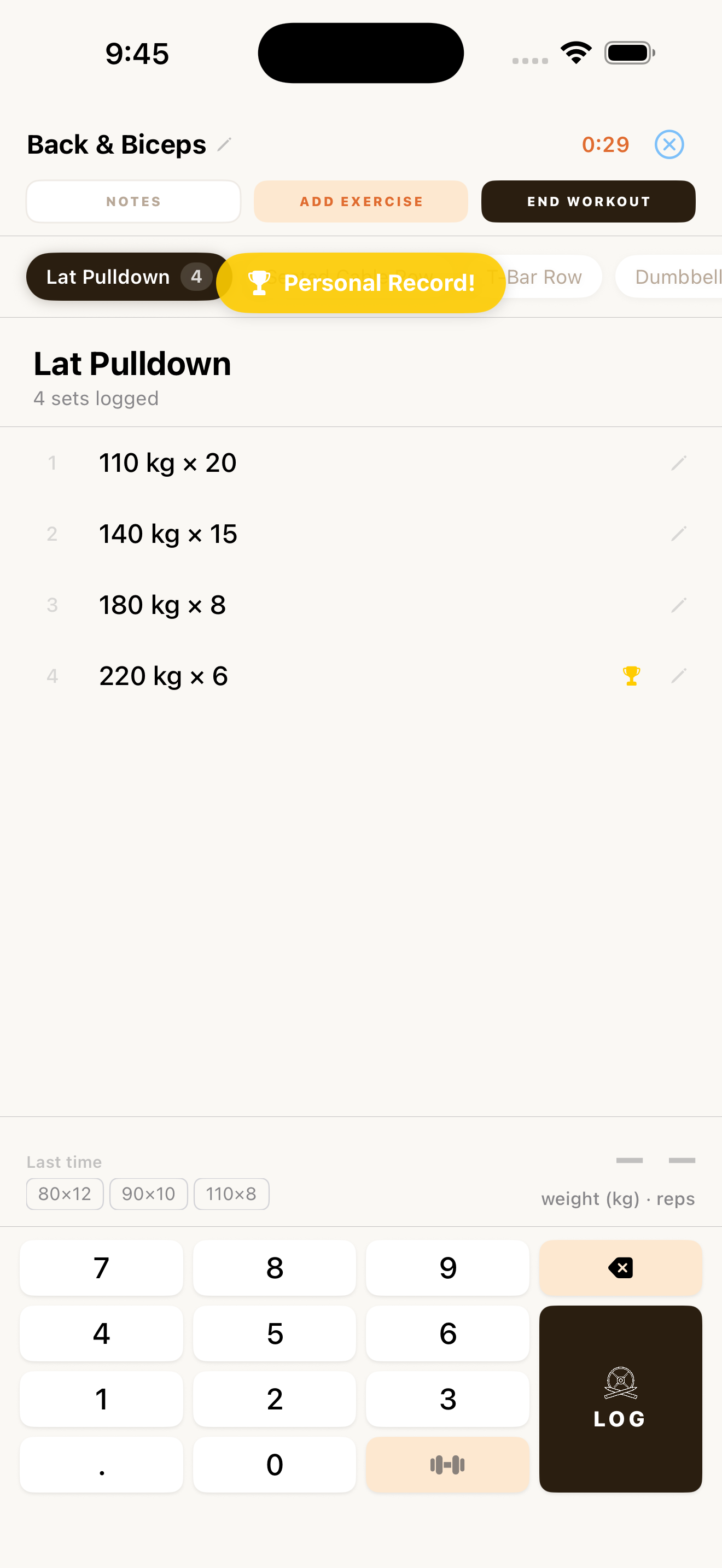 Active workout